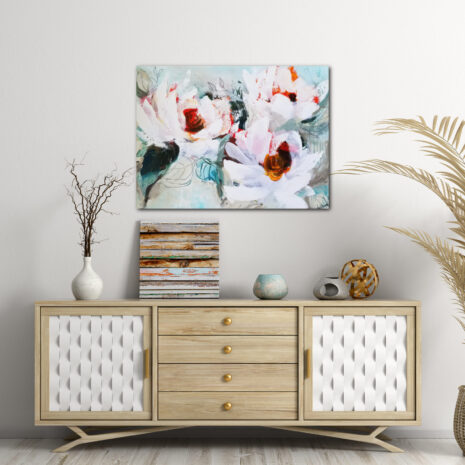 Modern interior of living room with door and dresser 3d rendering Modern interior of living room with door and dresser 3d rendering