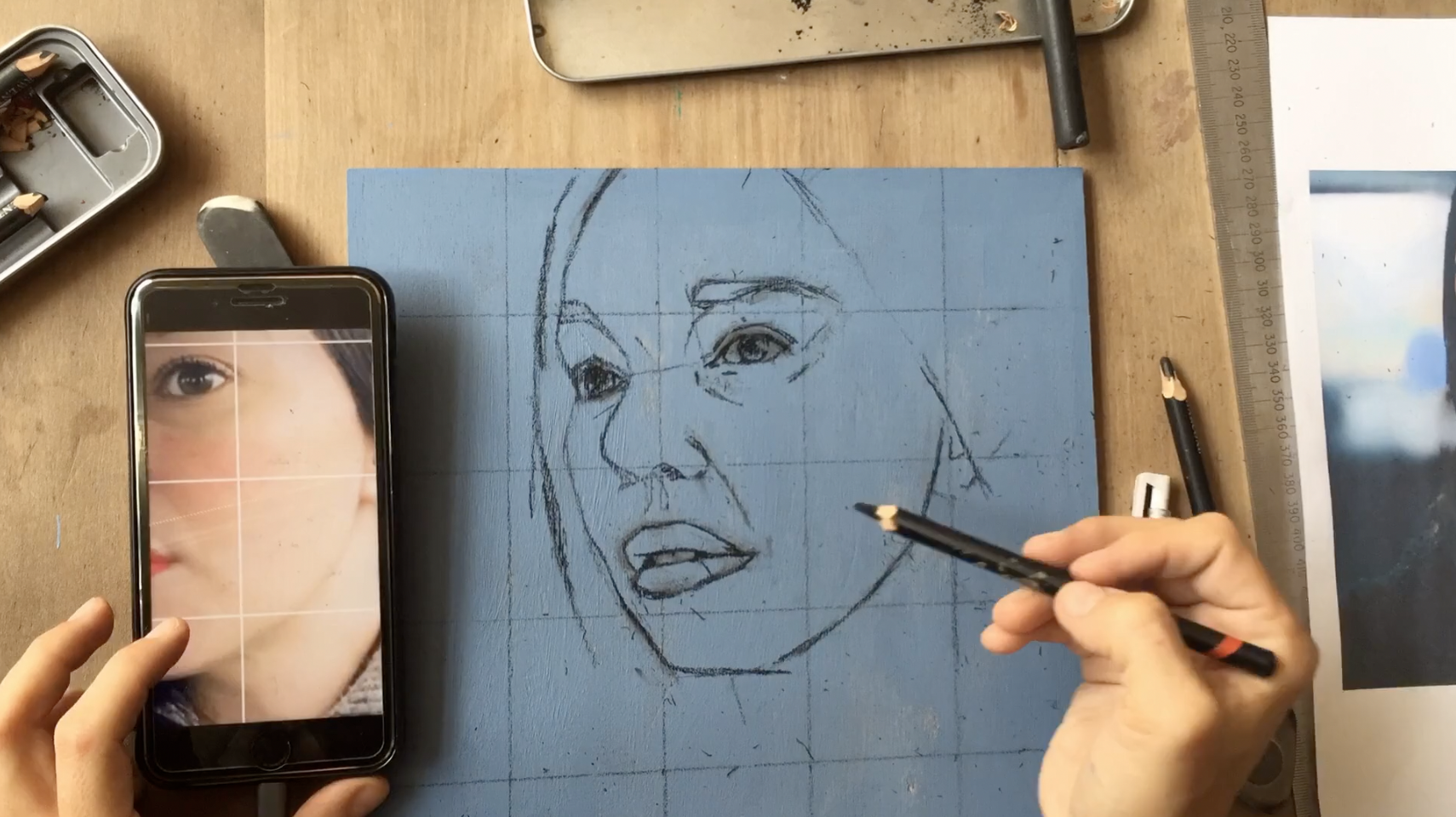 Work Portrait Tips COLORFUL PORTRAIT TECHNIQUES - Kara Bullock Art School