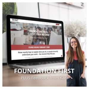 FOUNDATION FIRST PLUS FEEDBACK